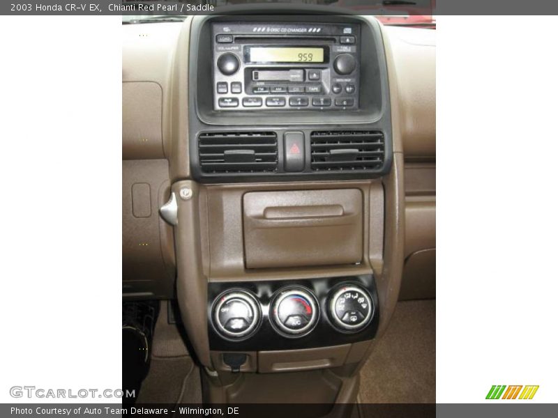 Chianti Red Pearl / Saddle 2003 Honda CR-V EX