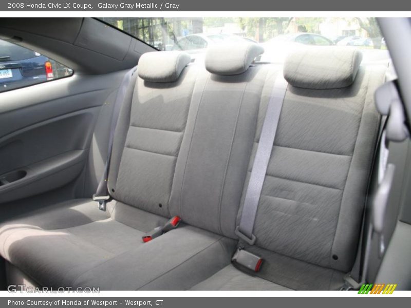 Galaxy Gray Metallic / Gray 2008 Honda Civic LX Coupe