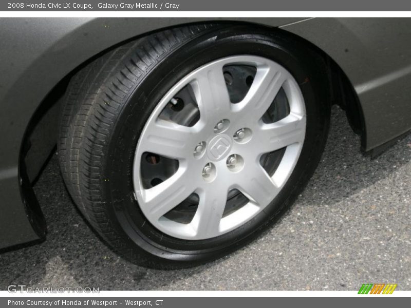 Galaxy Gray Metallic / Gray 2008 Honda Civic LX Coupe