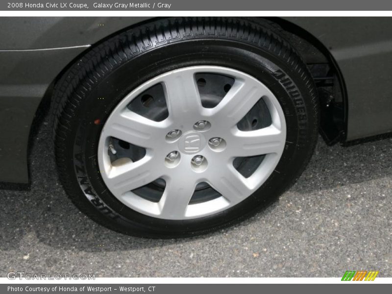 Galaxy Gray Metallic / Gray 2008 Honda Civic LX Coupe