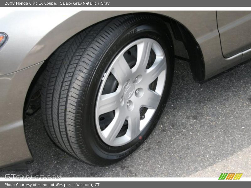 Galaxy Gray Metallic / Gray 2008 Honda Civic LX Coupe
