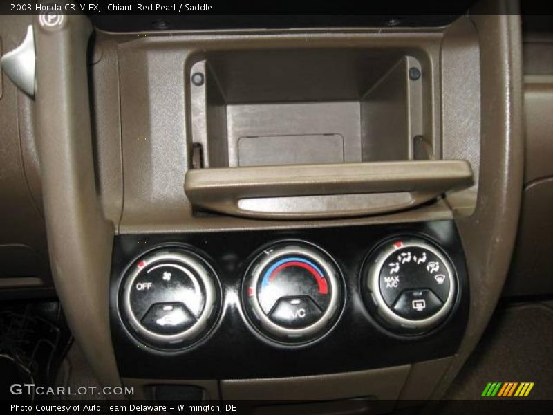 Chianti Red Pearl / Saddle 2003 Honda CR-V EX