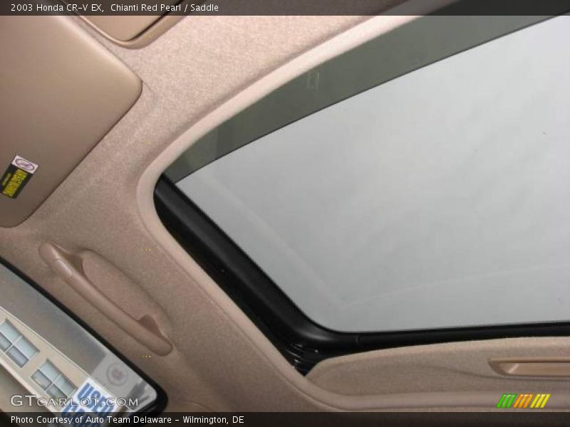 Chianti Red Pearl / Saddle 2003 Honda CR-V EX