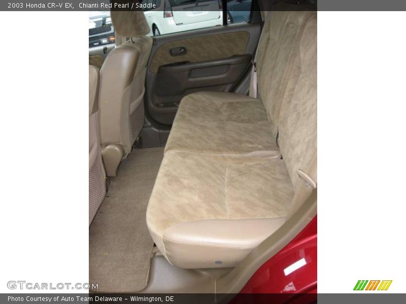 Chianti Red Pearl / Saddle 2003 Honda CR-V EX