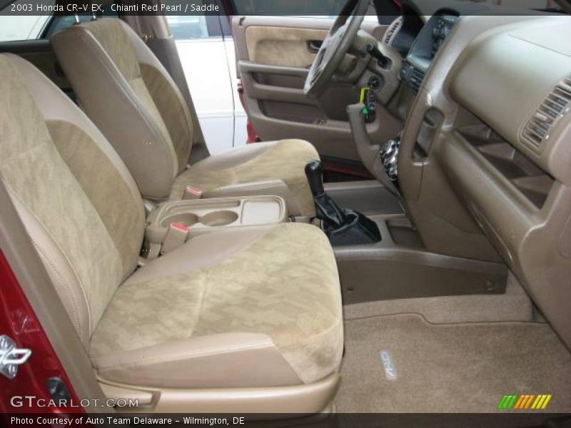 Chianti Red Pearl / Saddle 2003 Honda CR-V EX