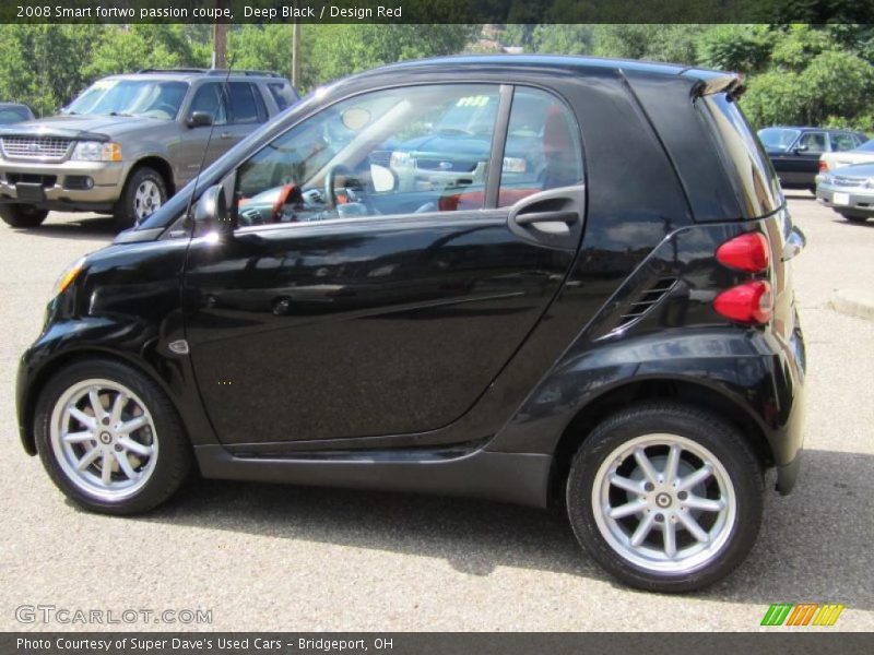 Deep Black / Design Red 2008 Smart fortwo passion coupe