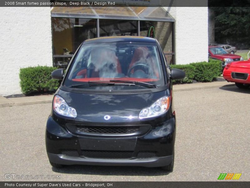 Deep Black / Design Red 2008 Smart fortwo passion coupe