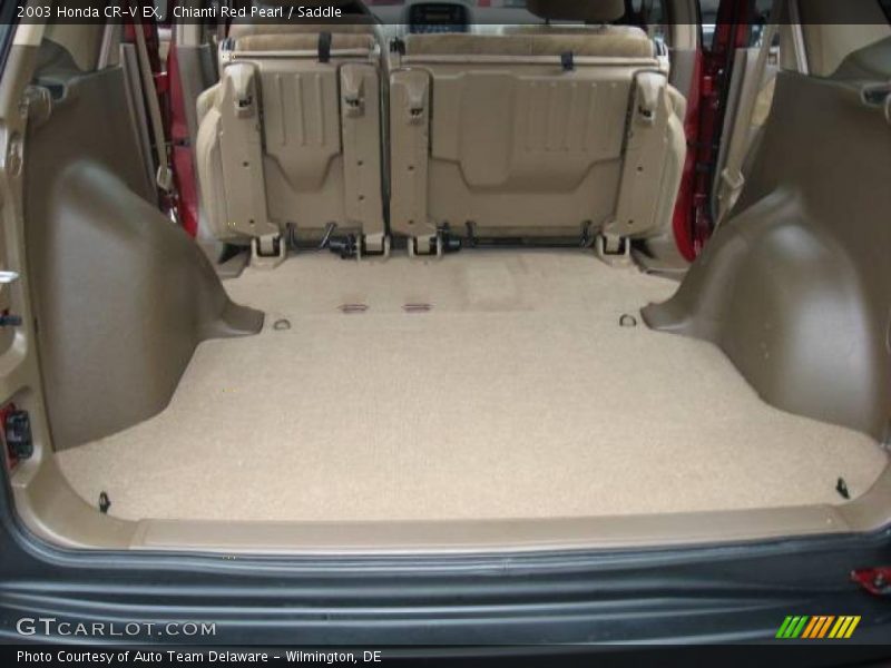 Chianti Red Pearl / Saddle 2003 Honda CR-V EX
