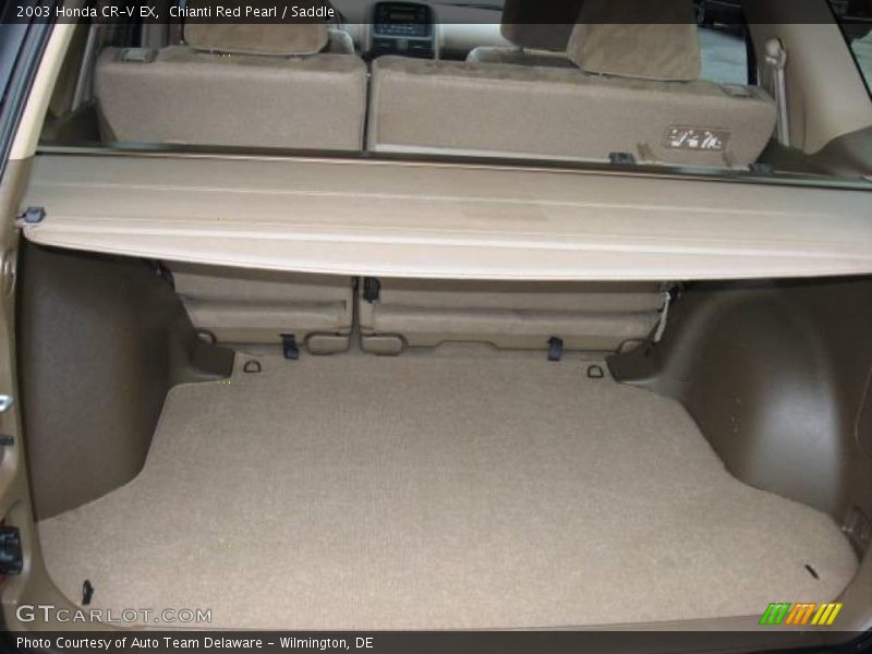 Chianti Red Pearl / Saddle 2003 Honda CR-V EX
