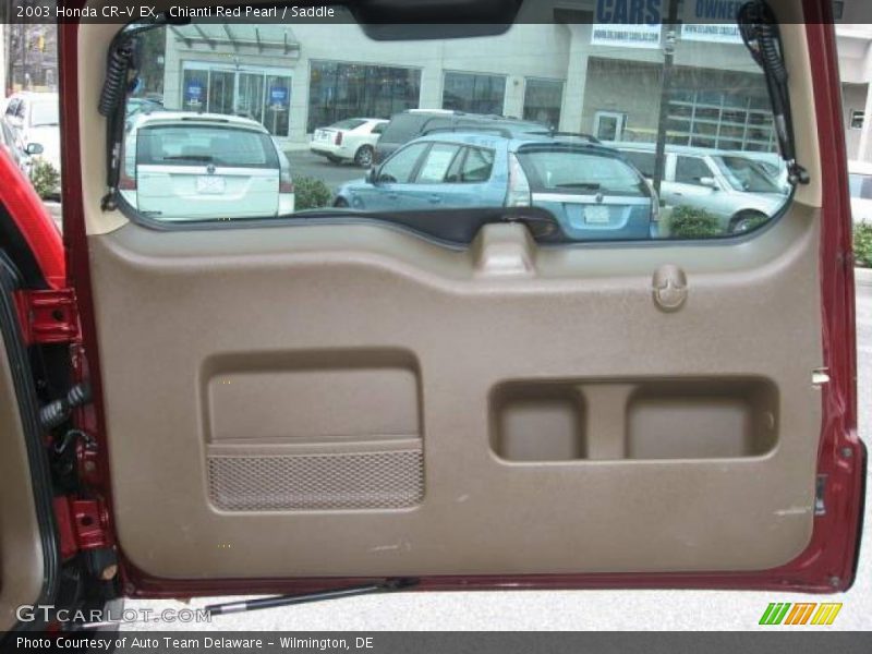 Chianti Red Pearl / Saddle 2003 Honda CR-V EX