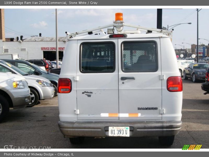 Stone White / Gray 1996 Dodge Ram Van 2500 Commercial