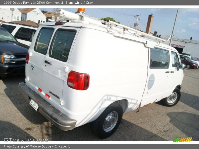 Stone White / Gray 1996 Dodge Ram Van 2500 Commercial
