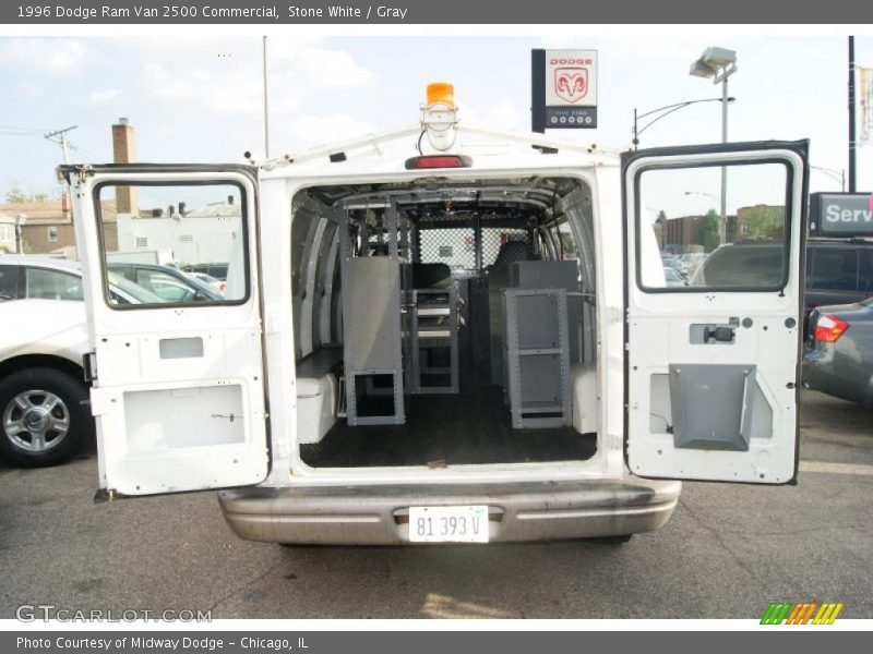 Stone White / Gray 1996 Dodge Ram Van 2500 Commercial