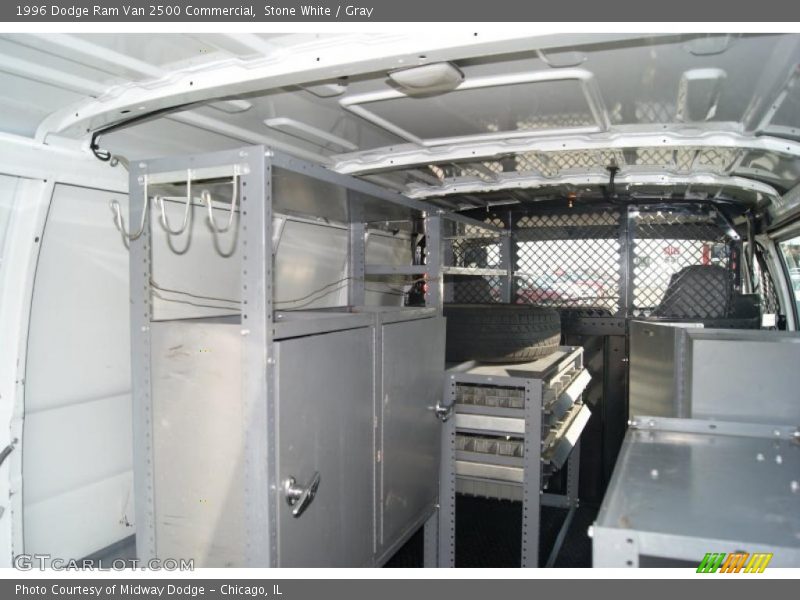 Stone White / Gray 1996 Dodge Ram Van 2500 Commercial