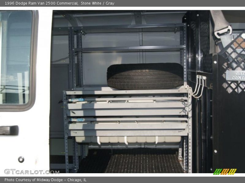 Stone White / Gray 1996 Dodge Ram Van 2500 Commercial