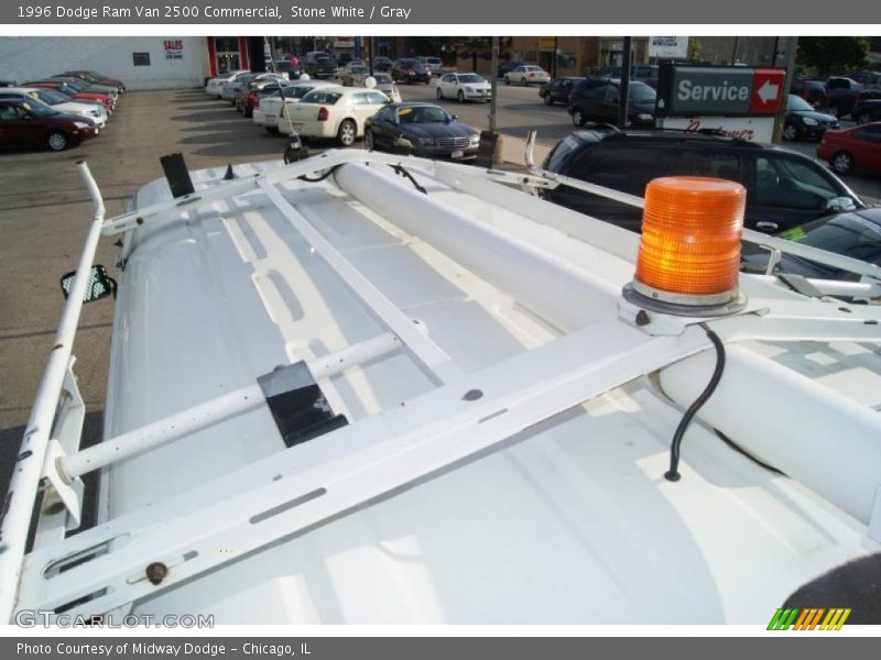 Stone White / Gray 1996 Dodge Ram Van 2500 Commercial