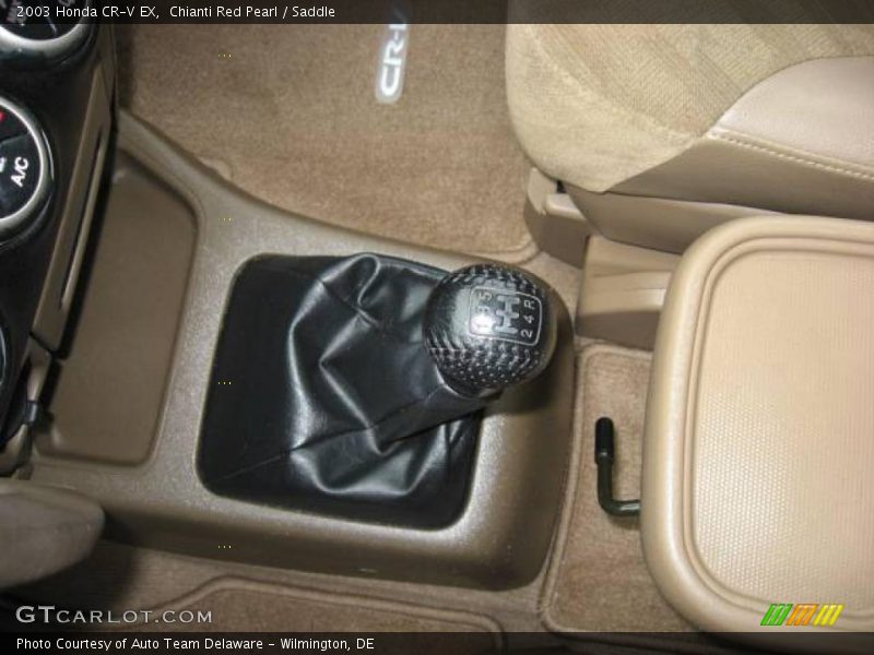Chianti Red Pearl / Saddle 2003 Honda CR-V EX