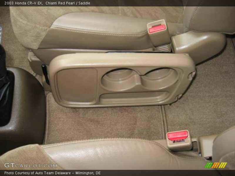 Chianti Red Pearl / Saddle 2003 Honda CR-V EX