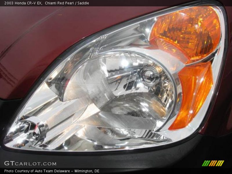 Chianti Red Pearl / Saddle 2003 Honda CR-V EX