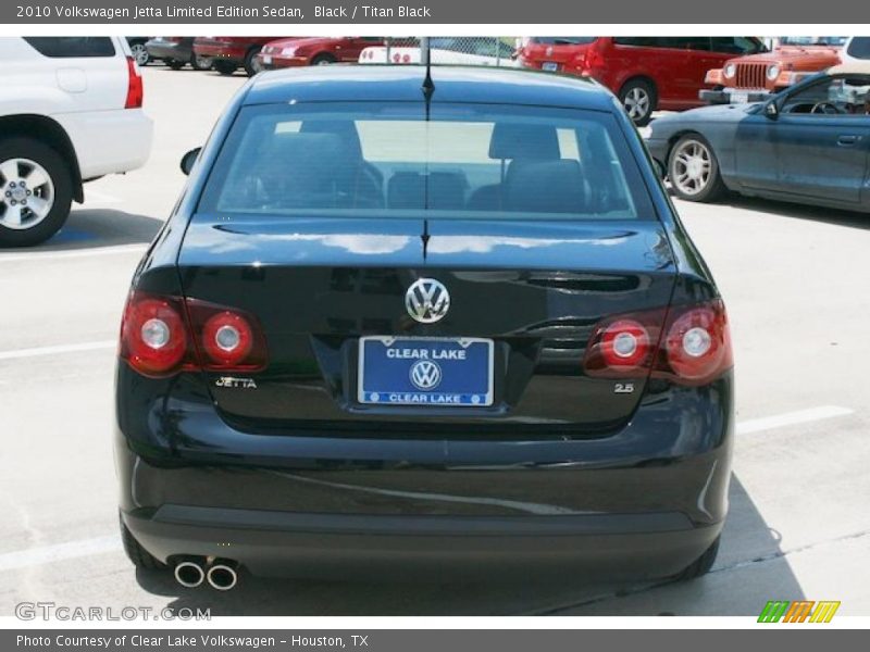 Black / Titan Black 2010 Volkswagen Jetta Limited Edition Sedan