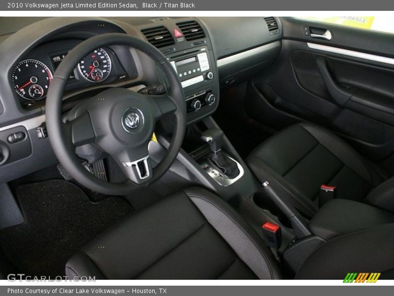 Black / Titan Black 2010 Volkswagen Jetta Limited Edition Sedan