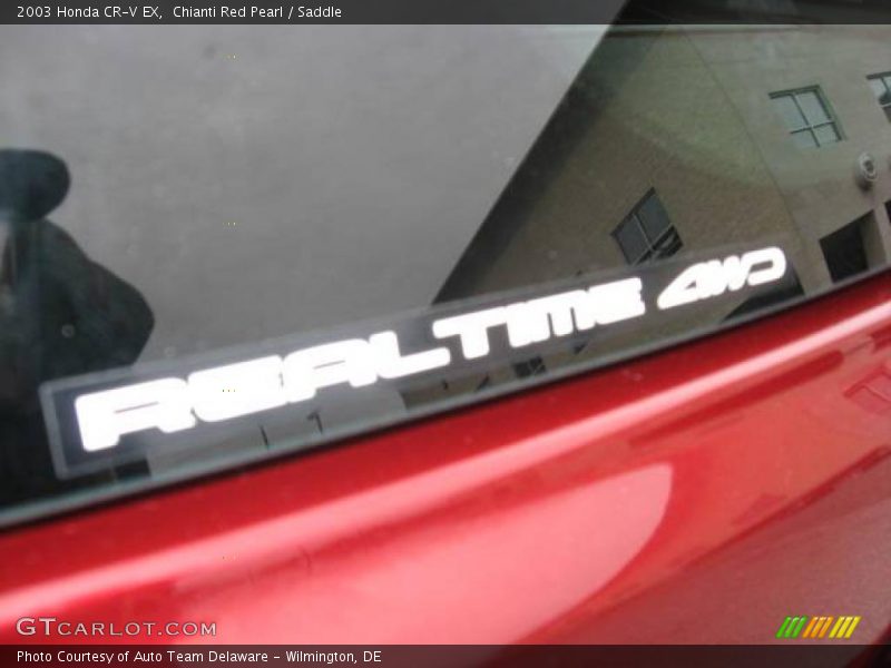 Chianti Red Pearl / Saddle 2003 Honda CR-V EX