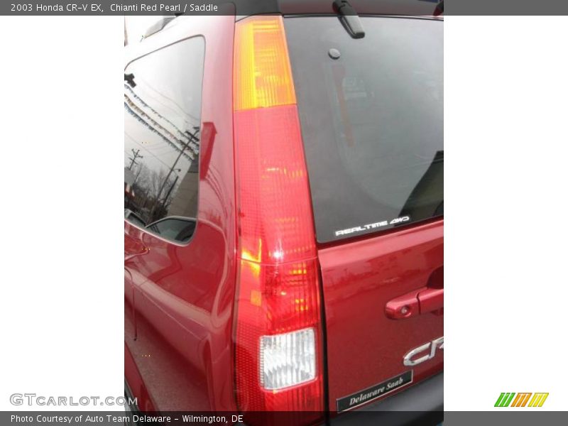 Chianti Red Pearl / Saddle 2003 Honda CR-V EX