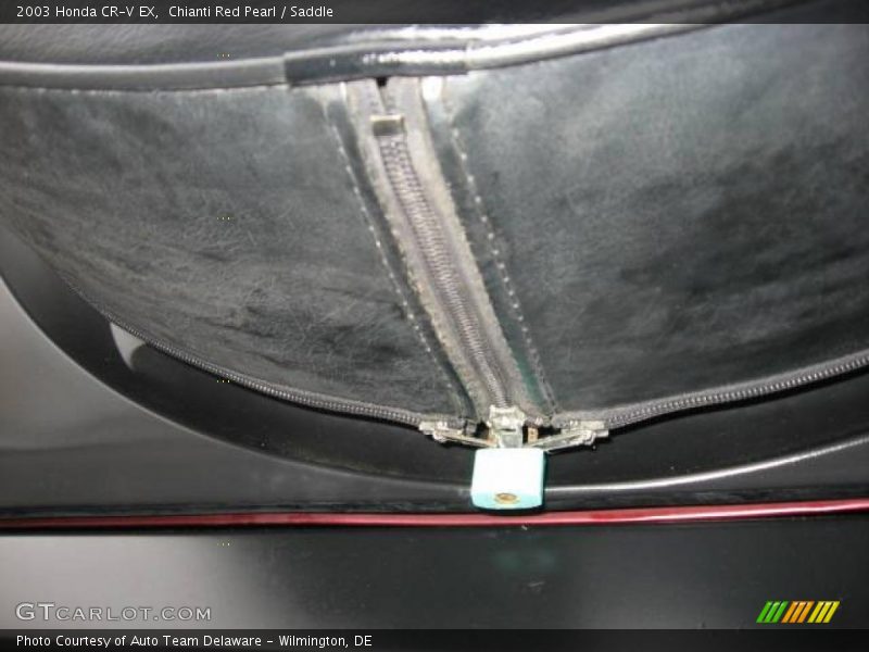 Chianti Red Pearl / Saddle 2003 Honda CR-V EX