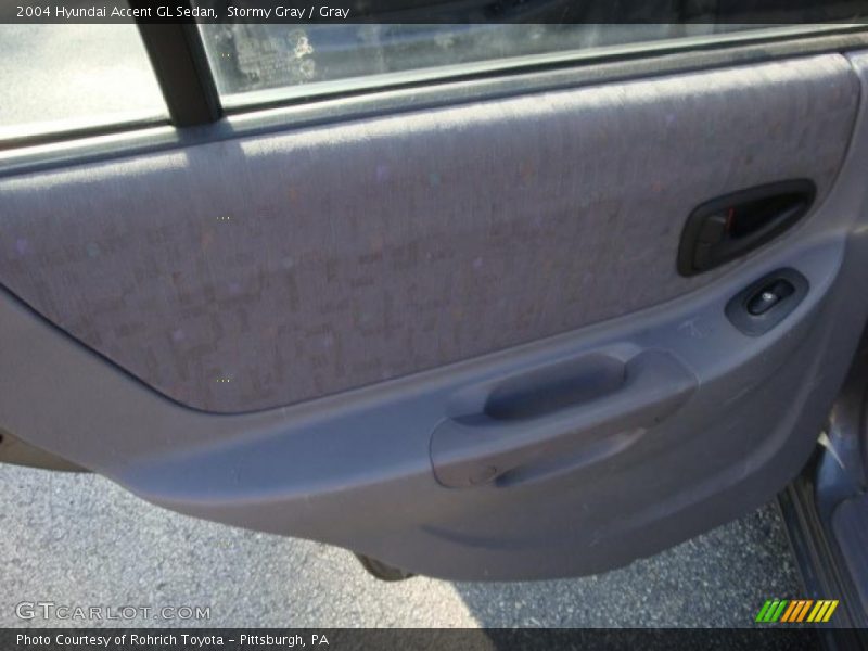 Stormy Gray / Gray 2004 Hyundai Accent GL Sedan