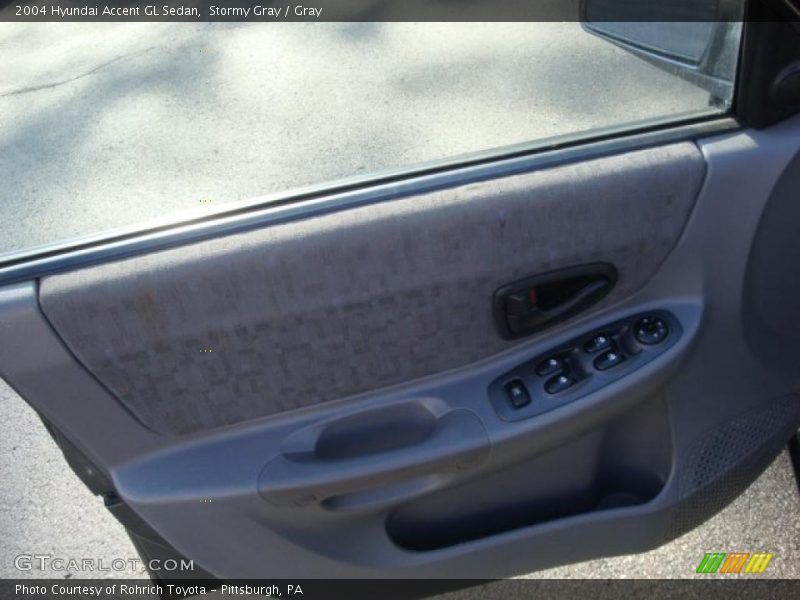 Stormy Gray / Gray 2004 Hyundai Accent GL Sedan
