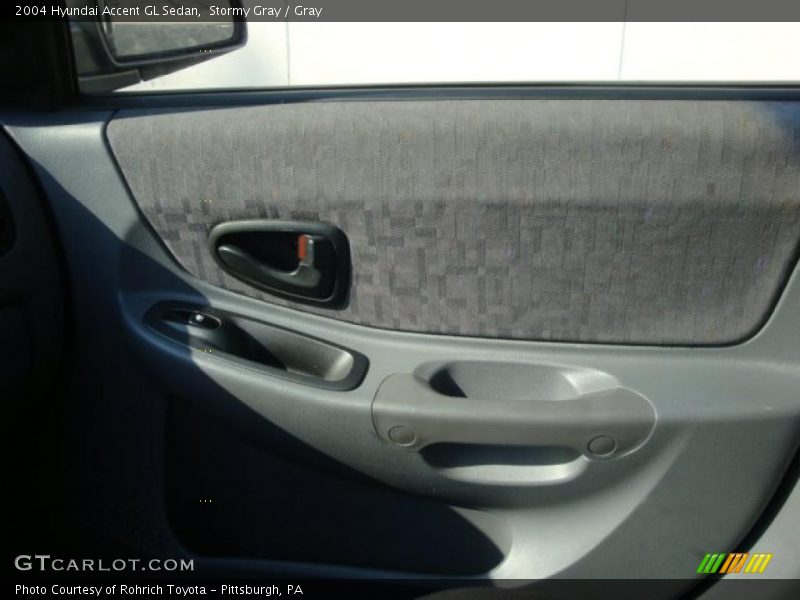 Stormy Gray / Gray 2004 Hyundai Accent GL Sedan