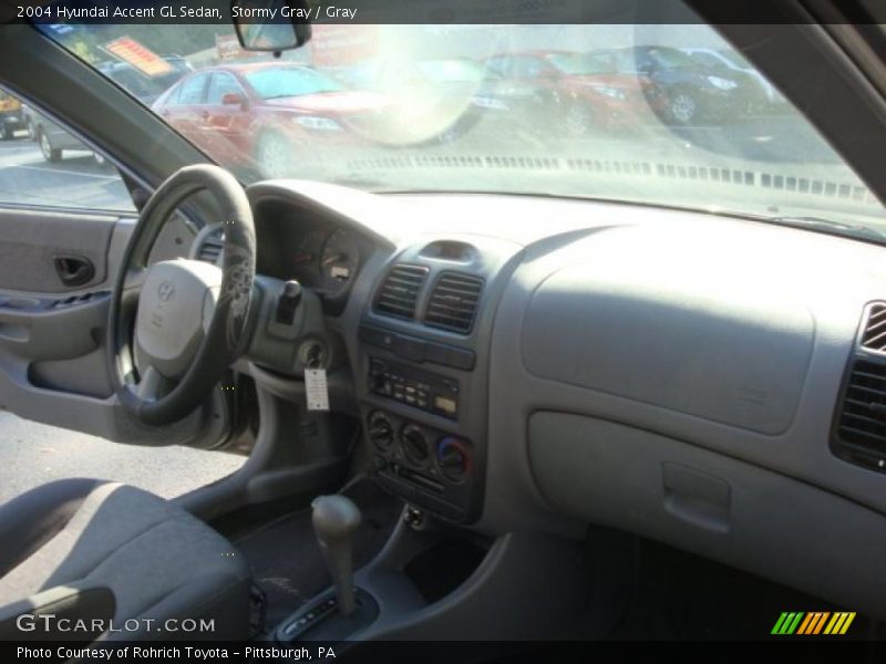 Stormy Gray / Gray 2004 Hyundai Accent GL Sedan