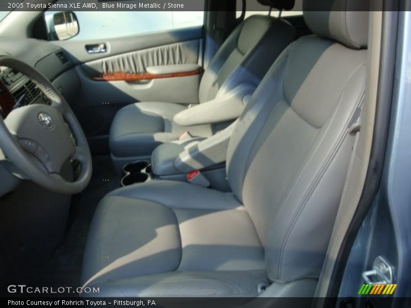 Blue Mirage Metallic / Stone 2005 Toyota Sienna XLE AWD