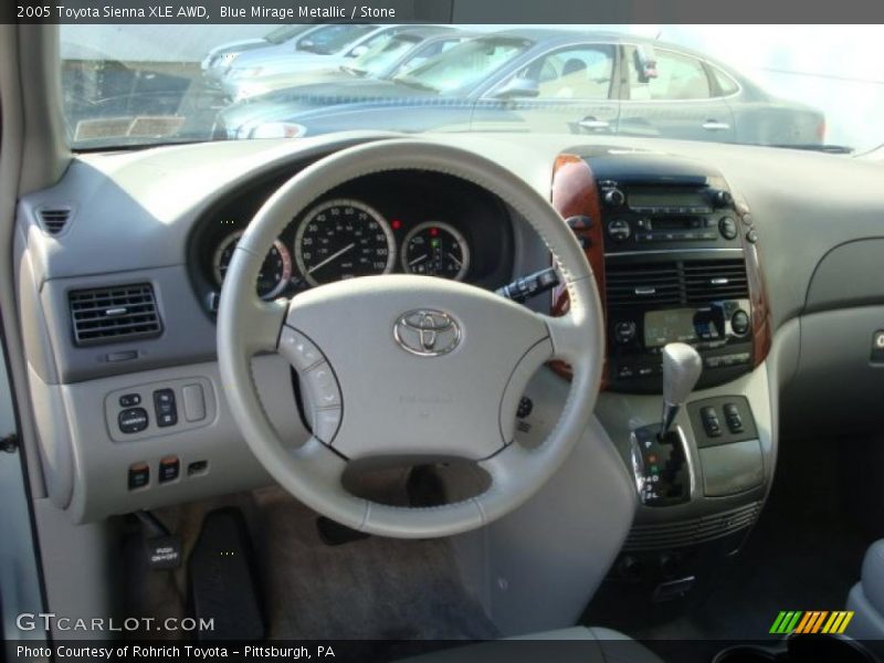 Blue Mirage Metallic / Stone 2005 Toyota Sienna XLE AWD