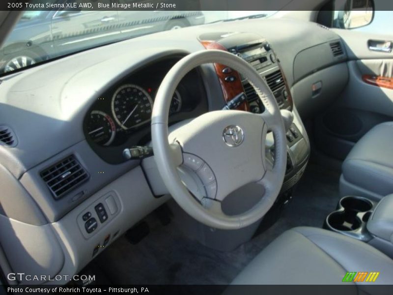 Blue Mirage Metallic / Stone 2005 Toyota Sienna XLE AWD