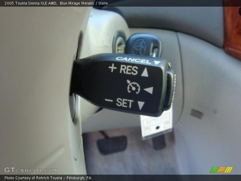 Blue Mirage Metallic / Stone 2005 Toyota Sienna XLE AWD