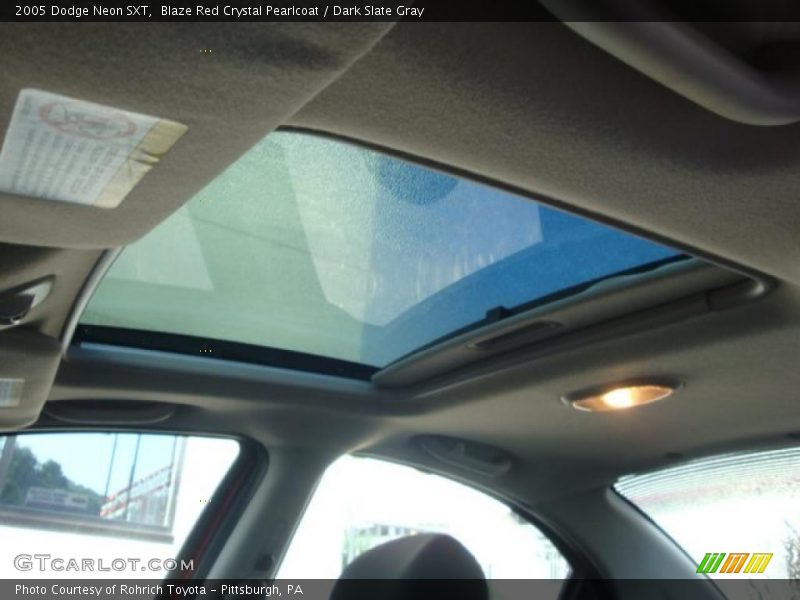 Blaze Red Crystal Pearlcoat / Dark Slate Gray 2005 Dodge Neon SXT