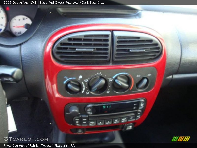 Blaze Red Crystal Pearlcoat / Dark Slate Gray 2005 Dodge Neon SXT