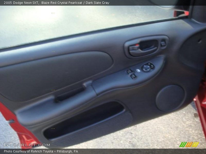 Blaze Red Crystal Pearlcoat / Dark Slate Gray 2005 Dodge Neon SXT