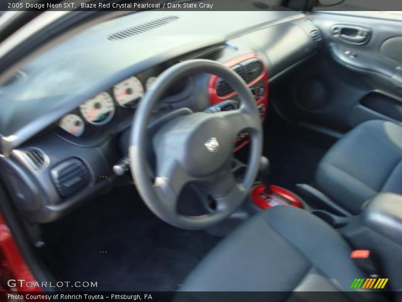 Blaze Red Crystal Pearlcoat / Dark Slate Gray 2005 Dodge Neon SXT