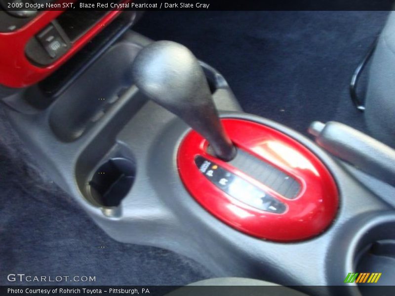Blaze Red Crystal Pearlcoat / Dark Slate Gray 2005 Dodge Neon SXT