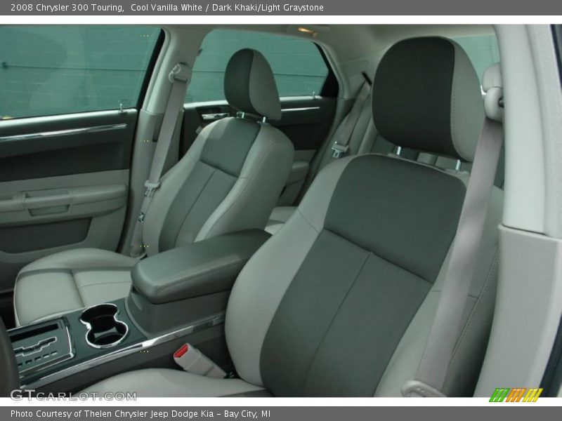 Cool Vanilla White / Dark Khaki/Light Graystone 2008 Chrysler 300 Touring