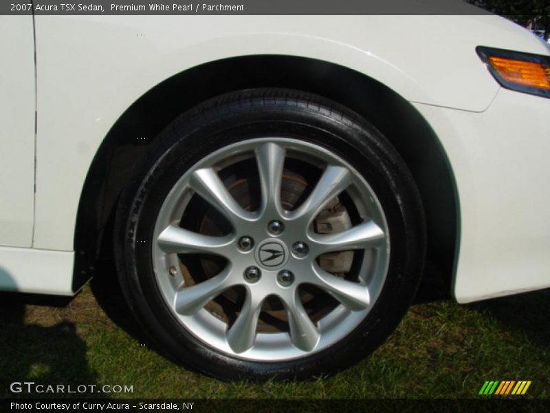 Premium White Pearl / Parchment 2007 Acura TSX Sedan