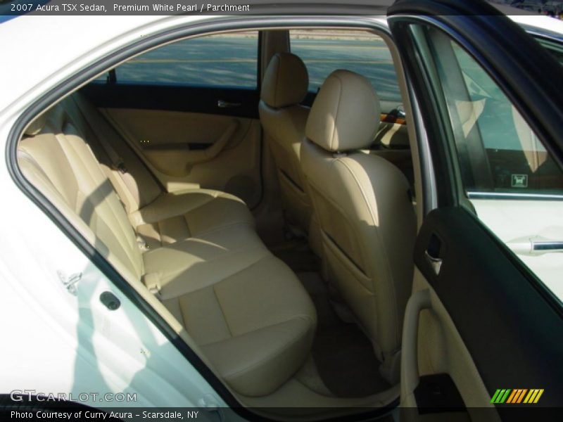 Premium White Pearl / Parchment 2007 Acura TSX Sedan