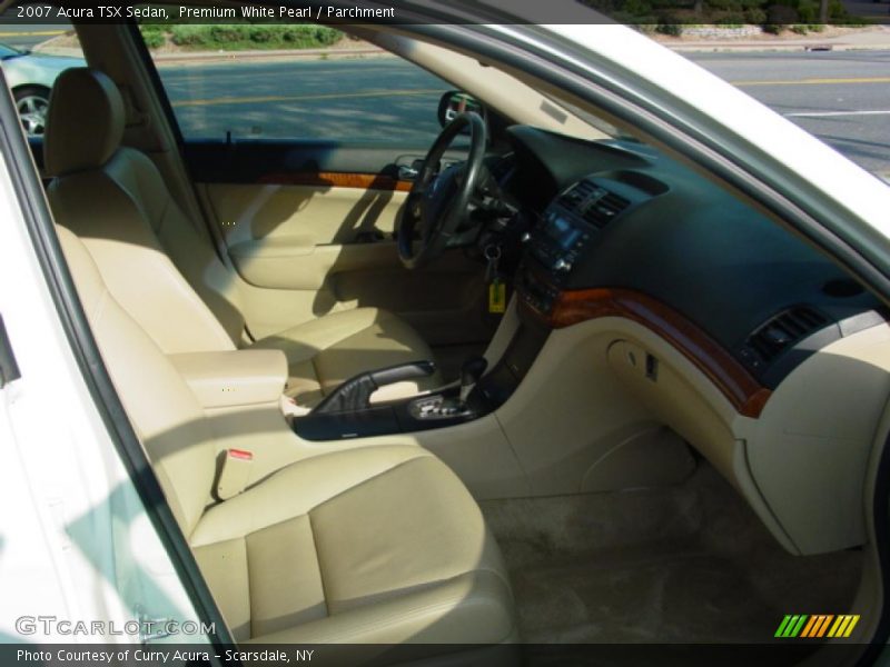 Premium White Pearl / Parchment 2007 Acura TSX Sedan