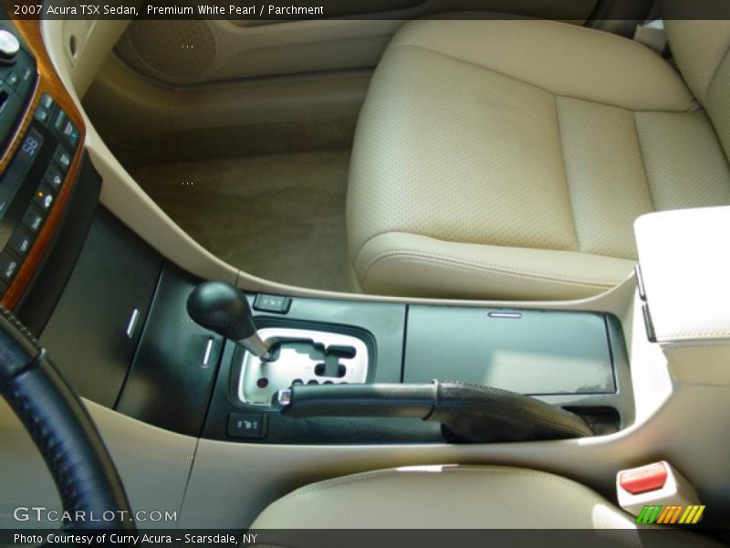 Premium White Pearl / Parchment 2007 Acura TSX Sedan