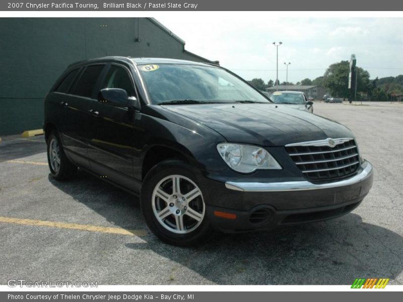 Brilliant Black / Pastel Slate Gray 2007 Chrysler Pacifica Touring