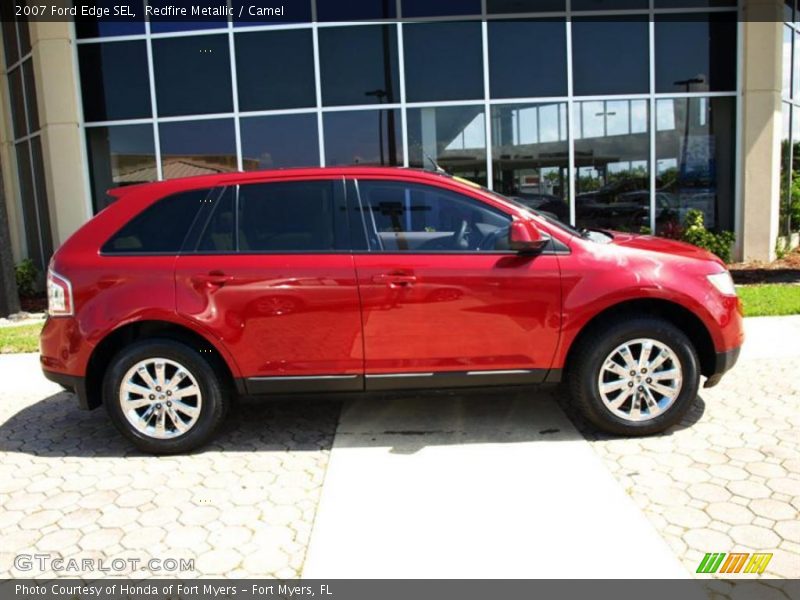 Redfire Metallic / Camel 2007 Ford Edge SEL