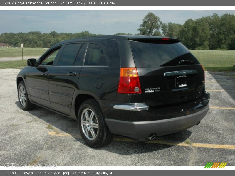 Brilliant Black / Pastel Slate Gray 2007 Chrysler Pacifica Touring