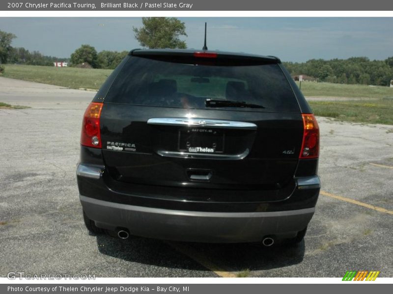 Brilliant Black / Pastel Slate Gray 2007 Chrysler Pacifica Touring